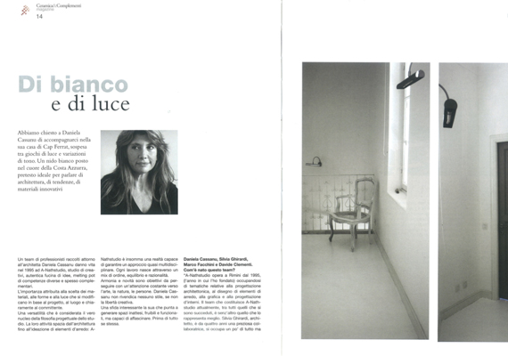 'Di Bianco e di Luce' - 2009